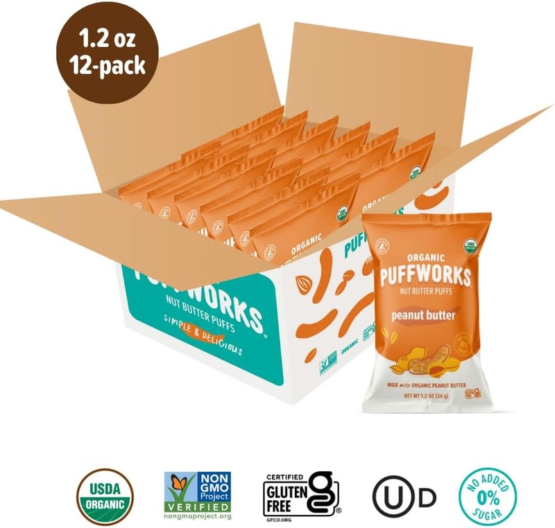 Puffworks Organic Peanut Butter Puffs - Image 4